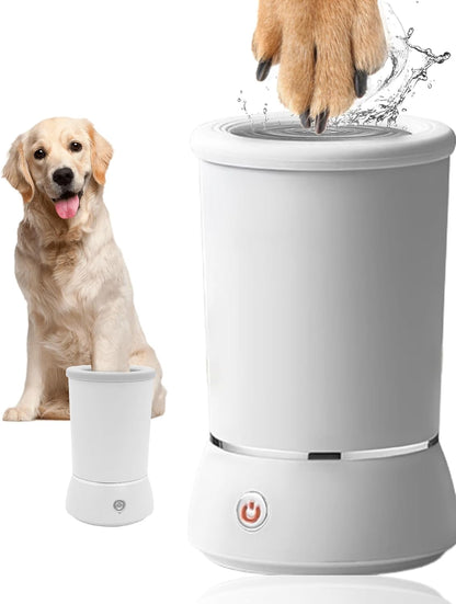 Automatic Dog Paw Cleaner for Dogs，2 Speeds Electric Paw Feet Cleaner for Small Medium Dogs Cats Pet