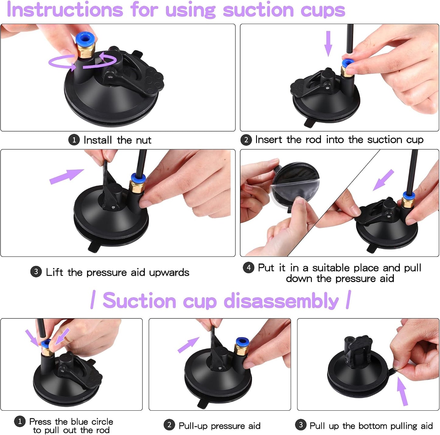 3In1 Flying Bird Cat Wand Toys with Suction Cup for Indoor Cat,7Pcs | Enhanced Suction Cup,Interactive Cat Fishing Pole Toy Replacement and Door Hanging Cat String Toy for Indoor Kitten Self Play