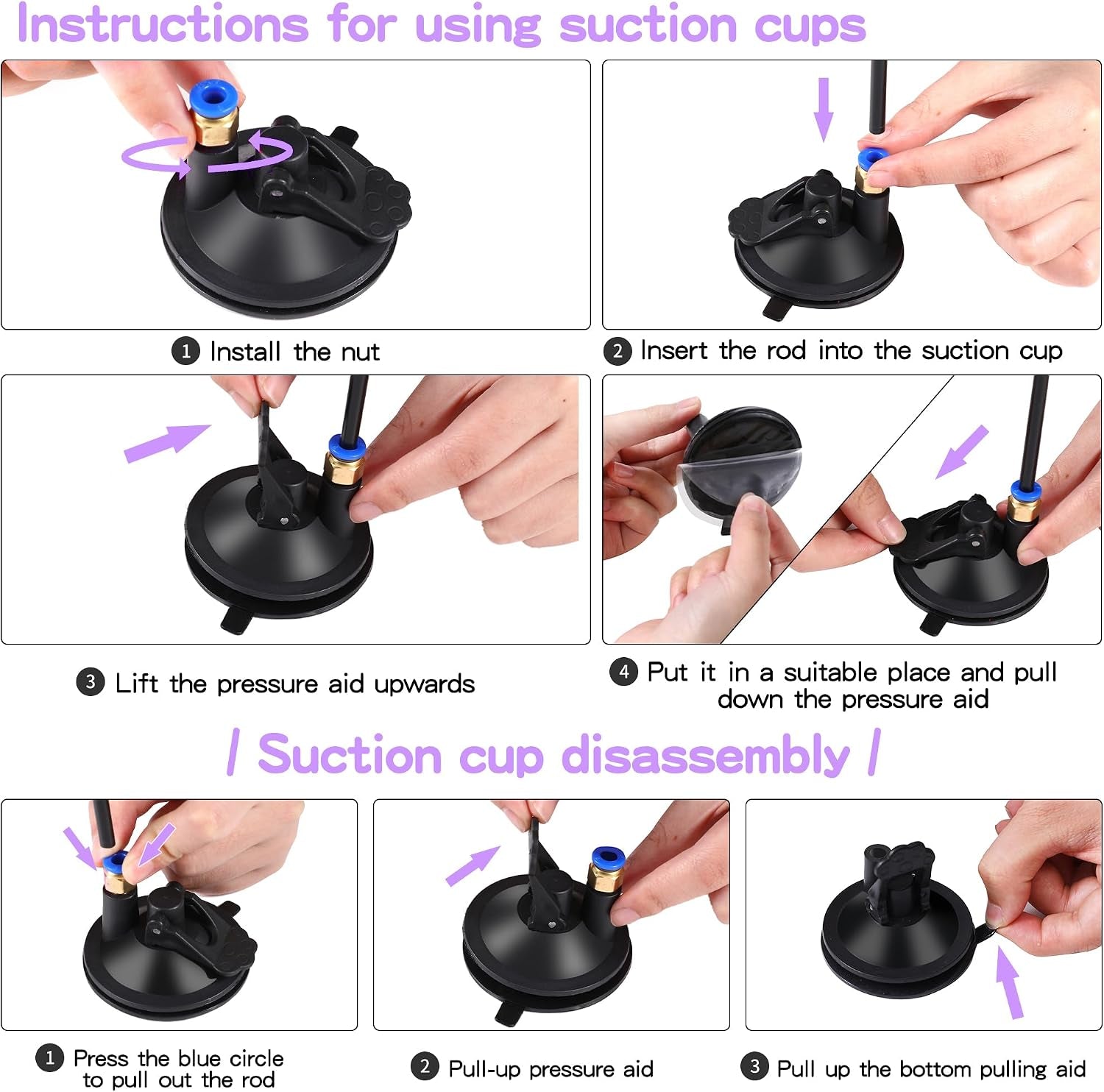 3In1 Flying Bird Cat Wand Toys with Suction Cup for Indoor Cat,7Pcs | Enhanced Suction Cup,Interactive Cat Fishing Pole Toy Replacement and Door Hanging Cat String Toy for Indoor Kitten Self Play