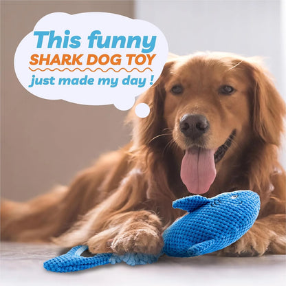 Dog Toys for Aggressive Chewers, Large Dog Toys to Keep Them Busy, Interactive Squeaky Pet Toys,Crinkle Tug of War Dog Chew Toy
