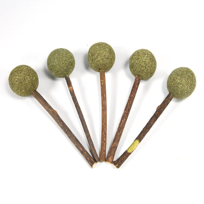 Natural Catnip Lollipop Cat Toy for Molar Teeth